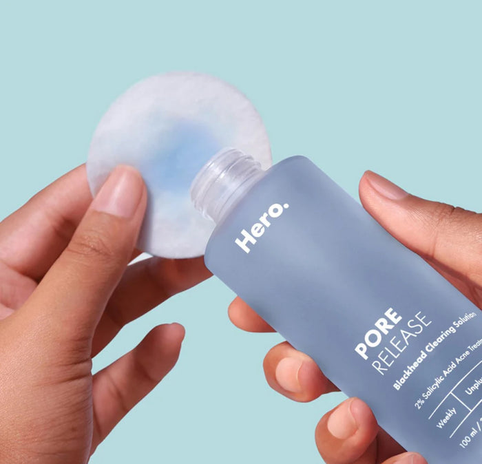 HERO pore release blackhead clear solution 2% salicylic acid acne treatment