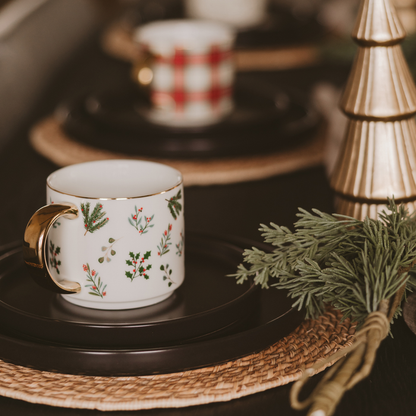 Holiday Greenery Coffee Mug