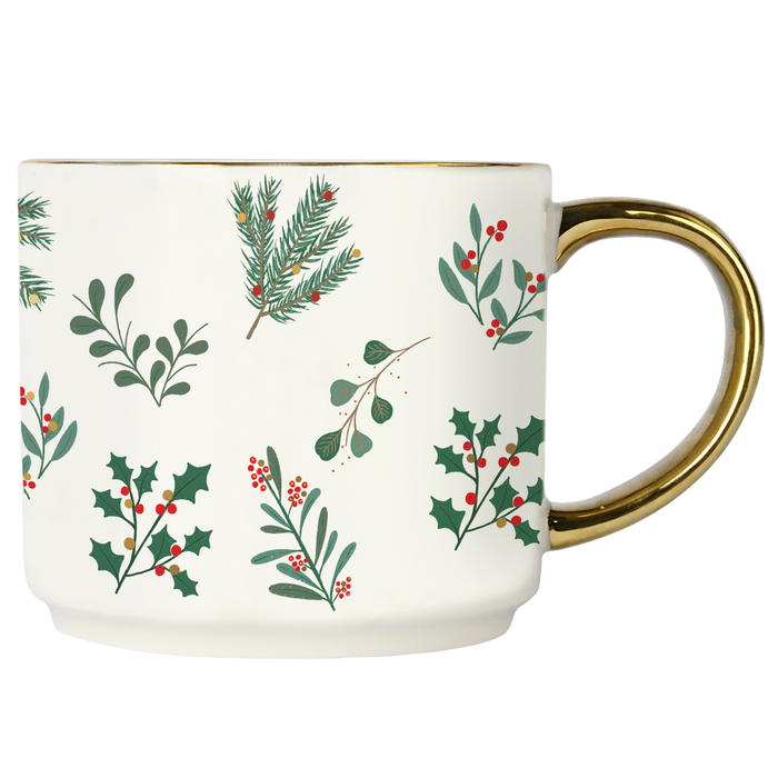 Holiday Greenery Coffee Mug
