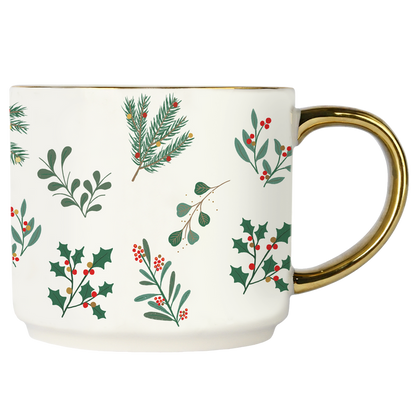 Holiday Greenery Coffee Mug