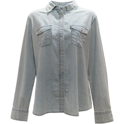 Hooey Ladies Chambray Denim Long Sleeve Shirt