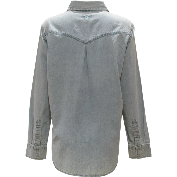 Hooey Ladies Chambray Denim Long Sleeve Shirt