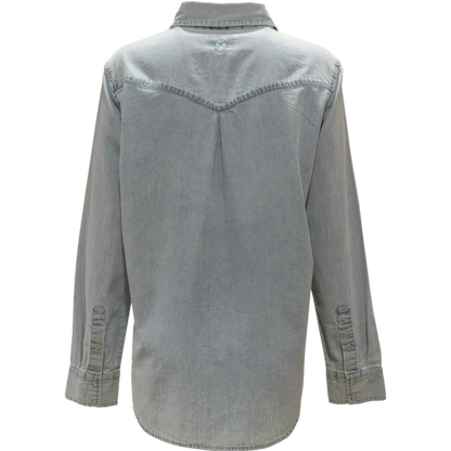 Hooey Ladies Chambray Denim Long Sleeve Shirt
