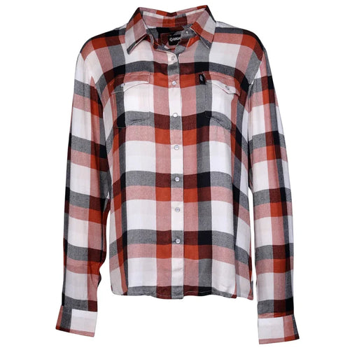 Hooey "Ladies Flannels" Orange/Navy/ Cream