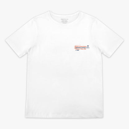 Youth graphic tee with “Houston Astros Drip” design — front view