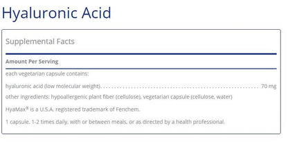 Hyaluronic Acid 60 capsules  by Pure Encapsulations