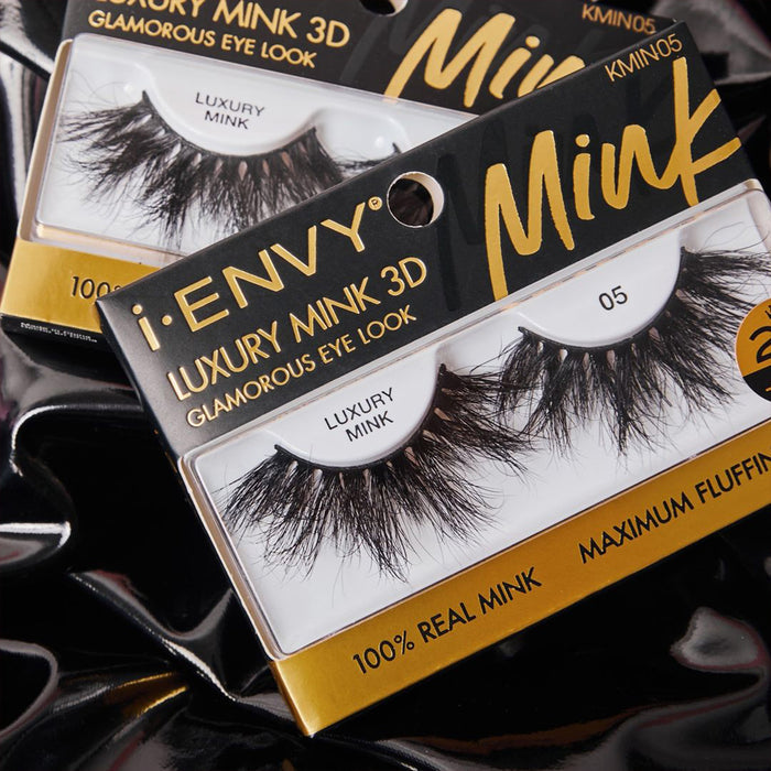 i Envy 100% Real Luxury Mink 3D Multi-Angle Curl Maximum Fluffiness Eyelashes 20mm