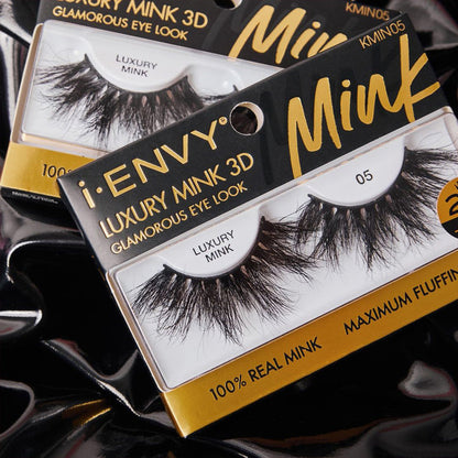 i Envy 100% Real Luxury Mink 3D Multi-Angle Curl Maximum Fluffiness Eyelashes 20mm