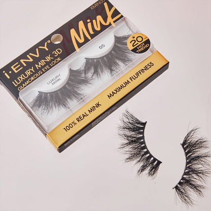 i Envy 100% Real Luxury Mink 3D Multi-Angle Curl Maximum Fluffiness Eyelashes 20mm
