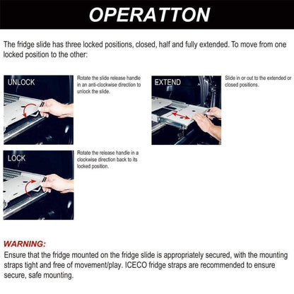 ICECO APL55/VL60PRO Mounting Slide