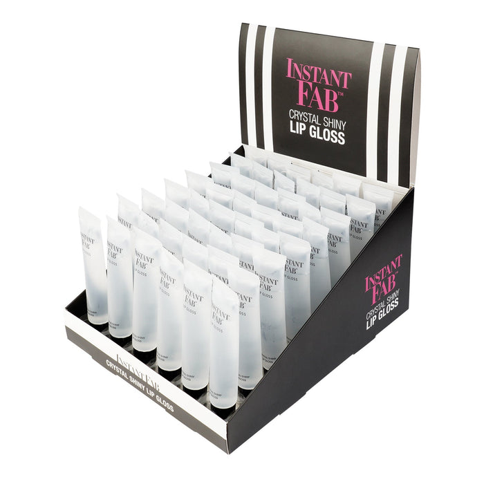 Instant Fab Crystal Shiny Clear Lip Gloss 48Pcs/ 1DP - ikatehouse