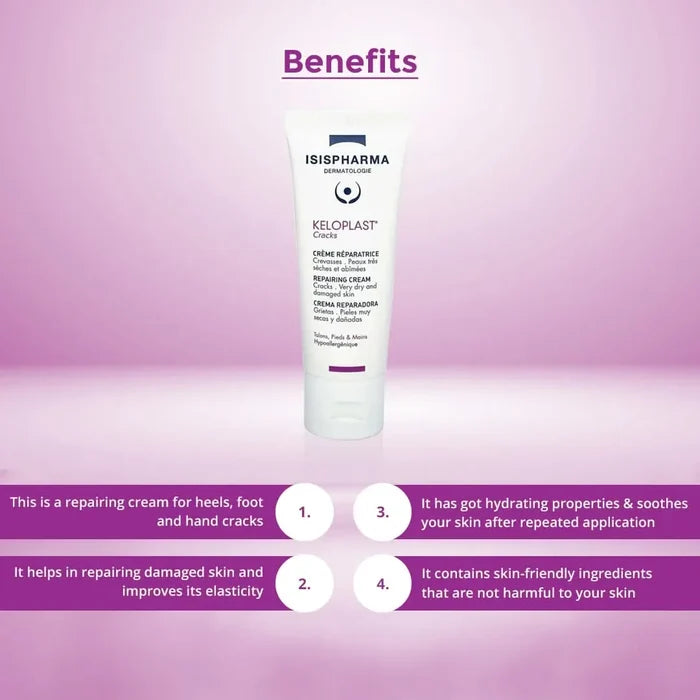 Isispharma Keloplast Cracks Repairing Cream 40ml