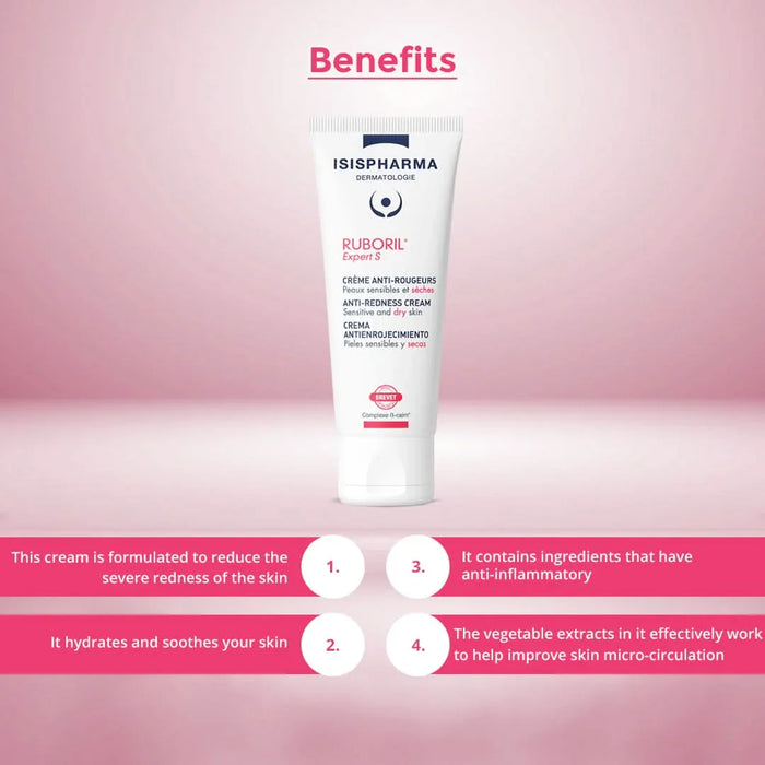 Isispharma Ruboril Expert S Anti-Redness Cream 40ml