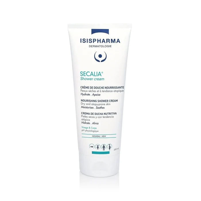 Isispharma Secalia shower cream on a white background