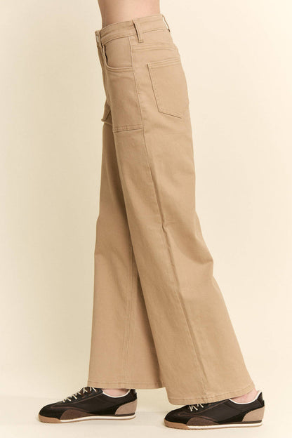 Jade by Jane Stretch Pocket Wide Leg Pants