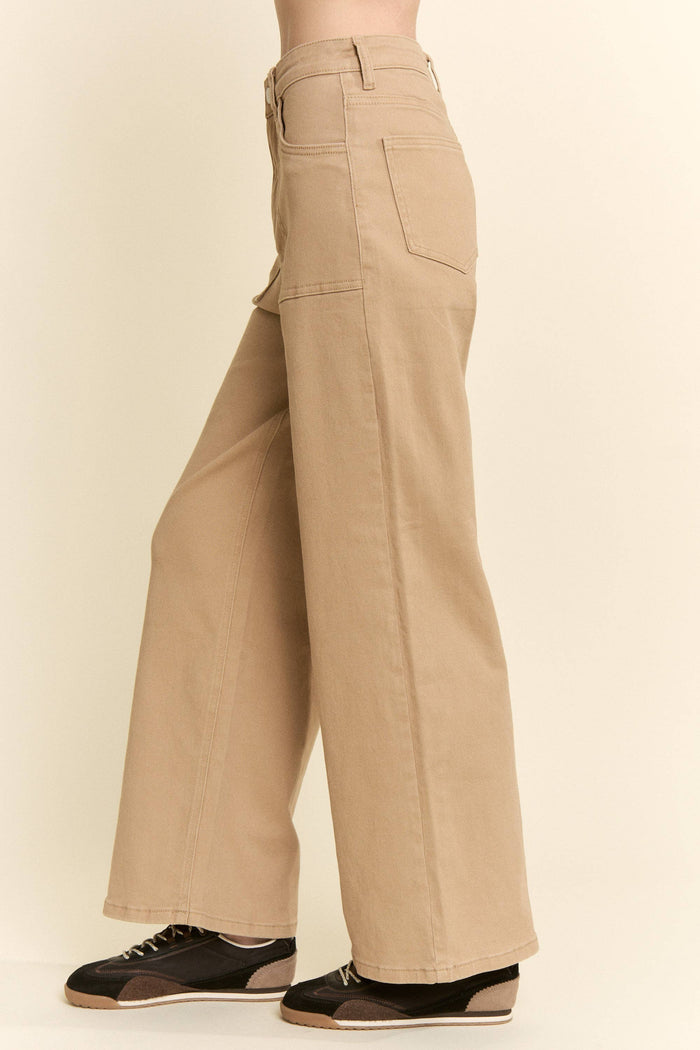 Jade by Jane Stretch Pocket Wide Leg Pants
