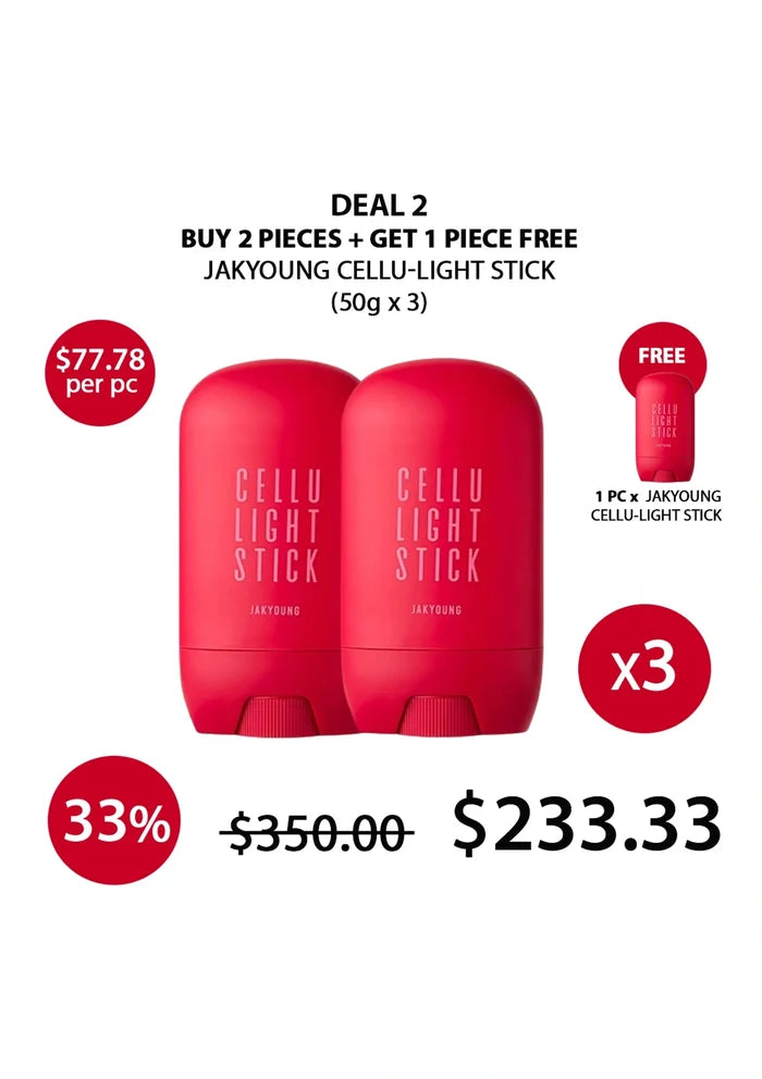(BUY 2+1 FREE) JAKYOUNG CELLU-LIGHT STICK