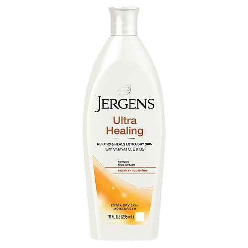 JERGENS Ultra Healing Tepairs & Heals Extra Dry Skin With Vitamin C E & B5 48 Hours Moisturizer
