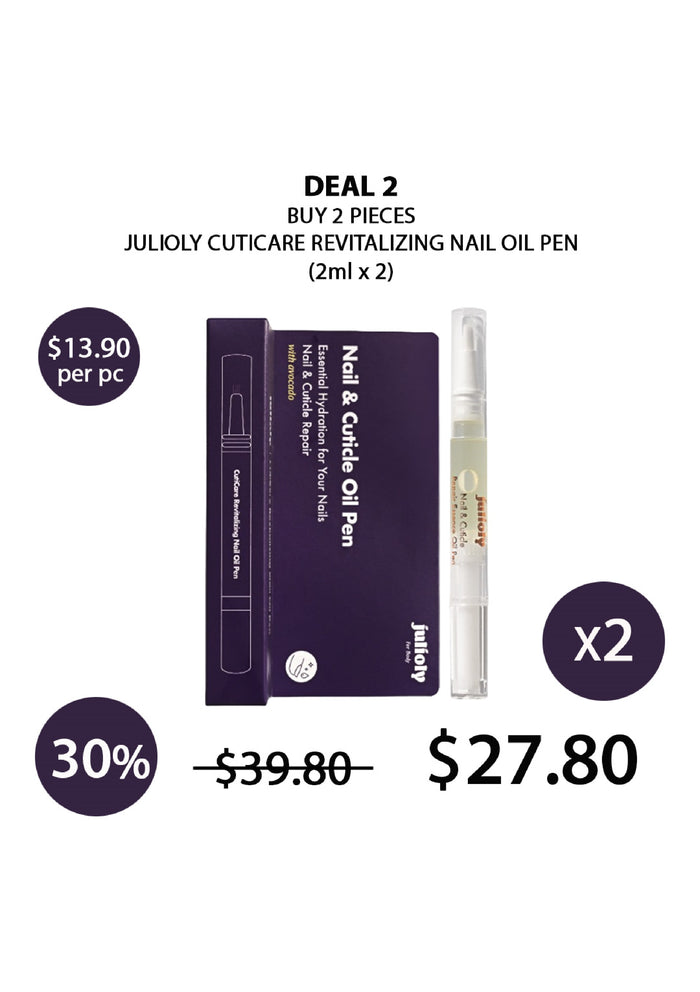 (BUY 2) JULIOLY REVITALIZING NAIL OIL PEN