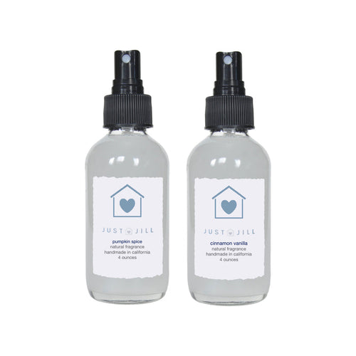 Just Jill Pumpkin Spice and Cinnamon Vanilla Room Sprays (2 Pack)