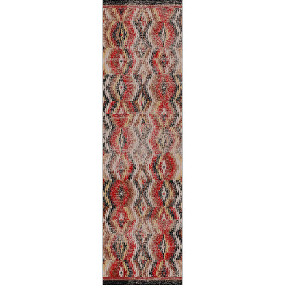 Image of an area rug, Just Praying - Distressed Red