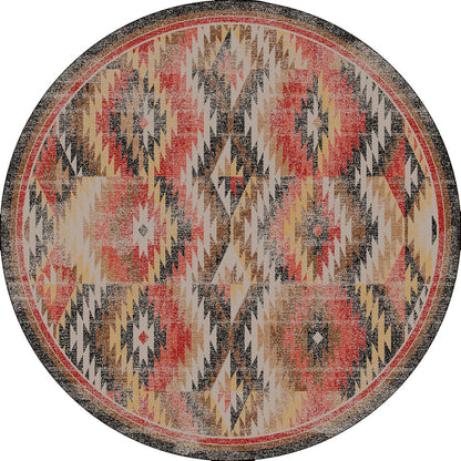 Image of an area rug, Just Praying - Distressed Red