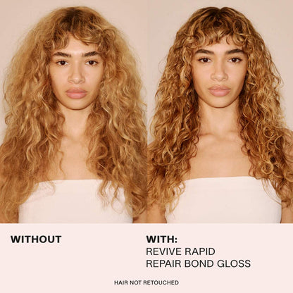 JVN Revive Rapid Repair Bond Gloss Shine in 177 ml, new beauty treatment product with a sleek bottle and glossy finish.