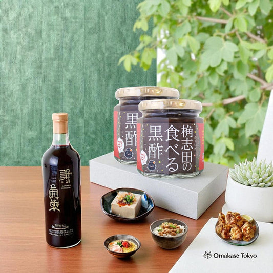 Kakuida Choi Kara 3 year aged Little Spicy Hot Edible Black Vinegar 180g 2set
