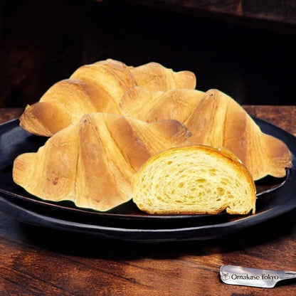 Kanda Satsukido Japanese Bread Plain Croissant (12 Pieces)