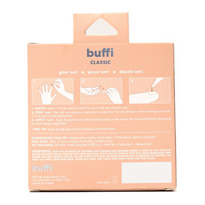 Kara Beauty Buffi Classic Shockingly Stunning Press-On Nails