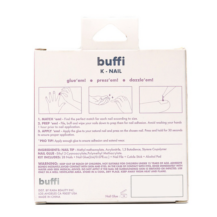 Kara Beauty Buffi K-Nail Shockingly Stunning Press-On Nails