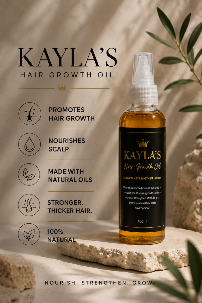 Kayla’s hair growth oil