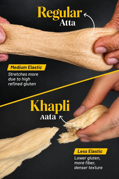 Khapli Atta – Cold Pressed | (2kg) : Buy 3 Get 2 Free
