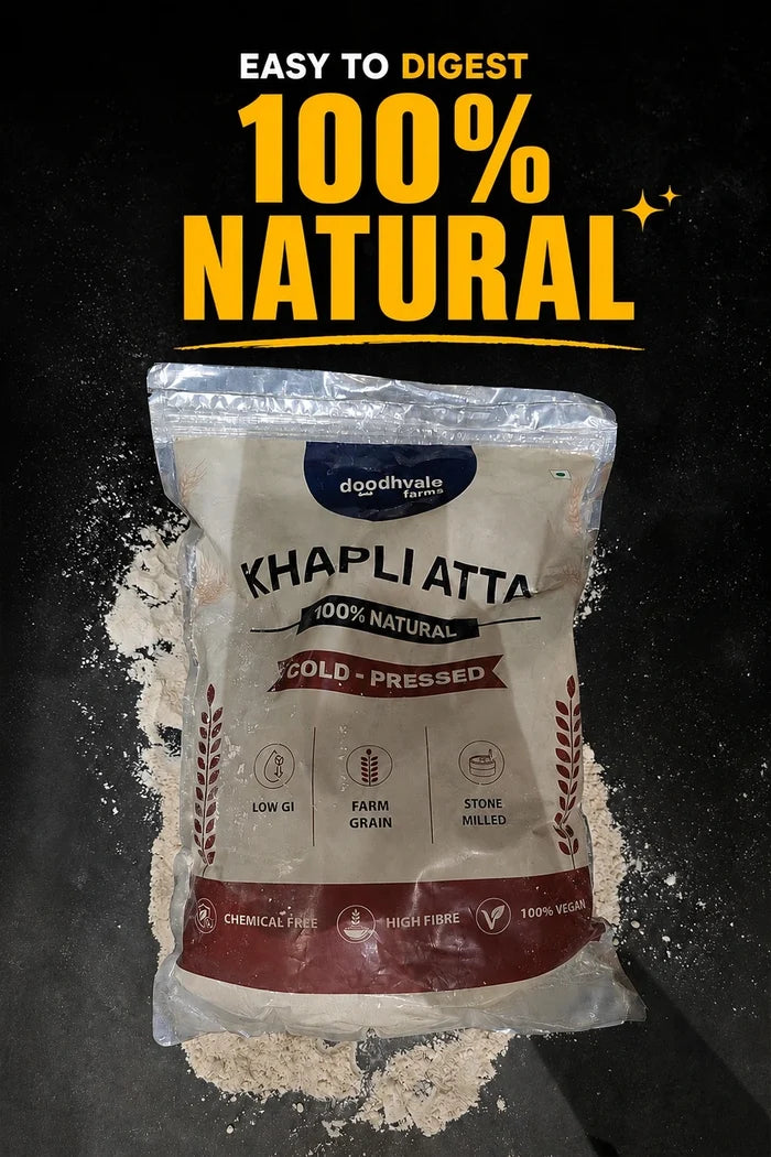 Khapli Atta – Cold Pressed | (2kg) : Buy 3 Get 2 Free