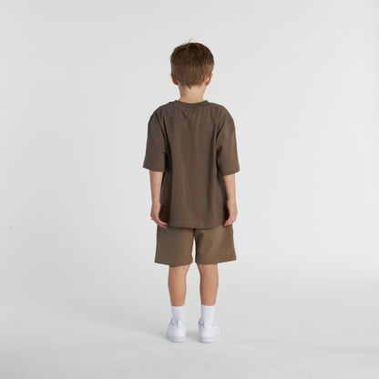 Kid's Basic Script Sweat Shorts