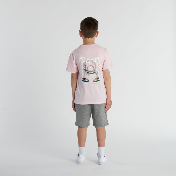 KID'S CRATE X RAINBOWS END CORKSCREW SCRIPT T-SHIRT