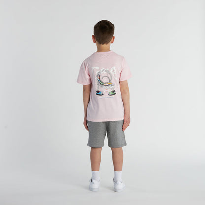 KID'S CRATE X RAINBOWS END CORKSCREW SCRIPT T-SHIRT