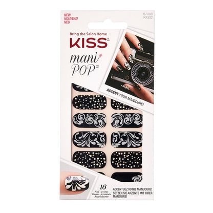 Kiss Mani Pop 16 Nail Accents - ikatehouse