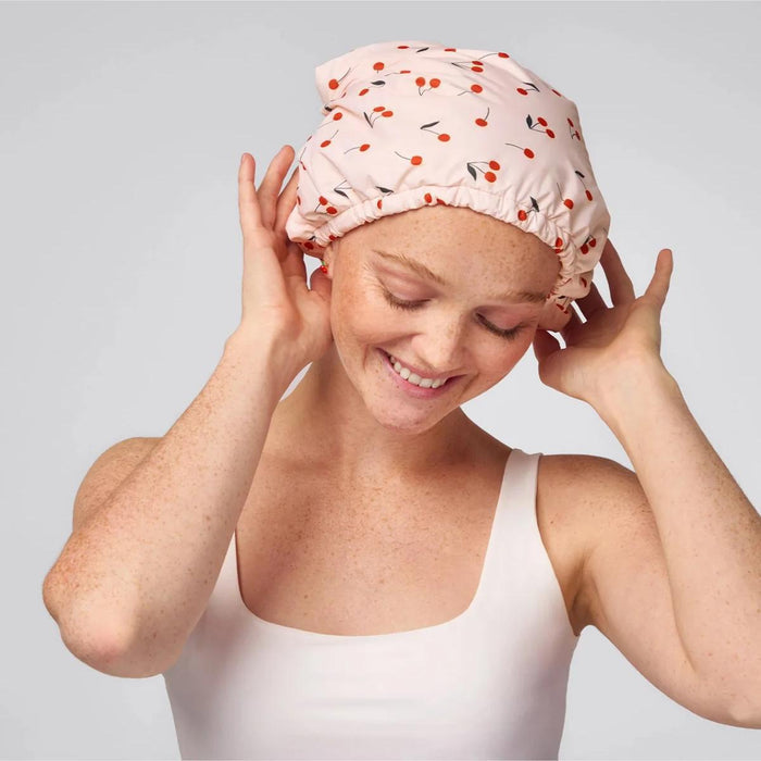 Kitsch Satin-Lined Flexi Shower Cap