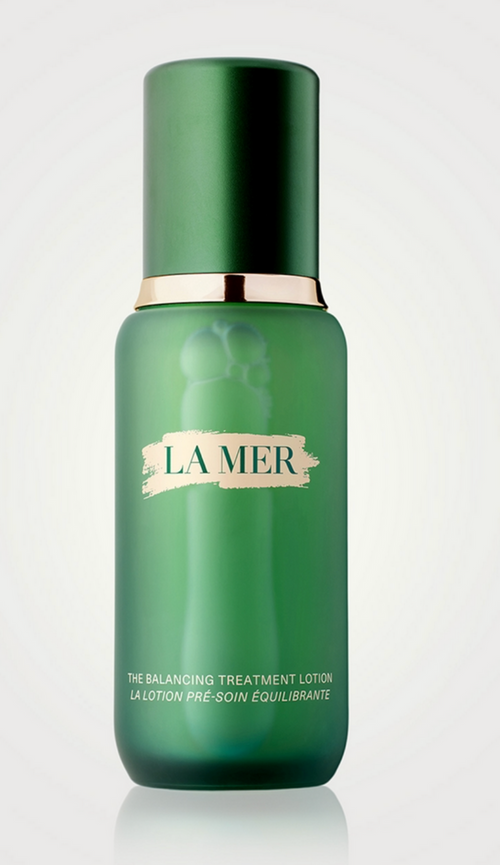 La Mer The Balancing Treatment Lotion 50ml bottle with clear label, placed on a neutral background, showcasing the skincare product.