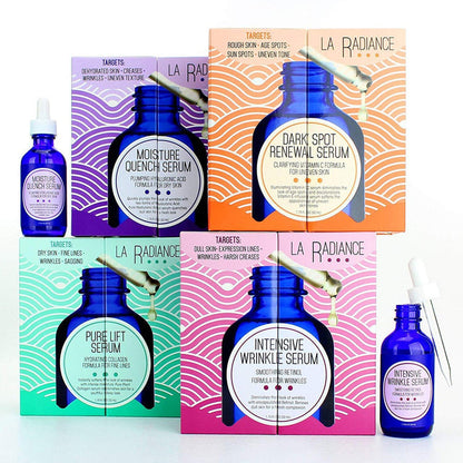 LA Radiance Intensive Wrinkle Serum Smoothing Retinol Formula for Wrinkles 1.75oz - ikatehouse