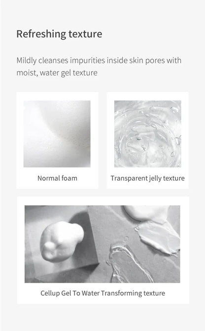 LAGOM Cellup Gel To Water Cleanser transparent gel-to-water texture