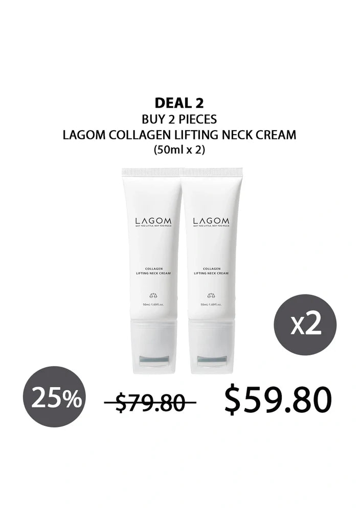 (BUY 2) LAGOM COLLAGEN LIFTING NECK CREAM