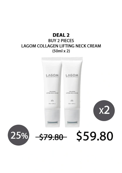(BUY 2) LAGOM COLLAGEN LIFTING NECK CREAM