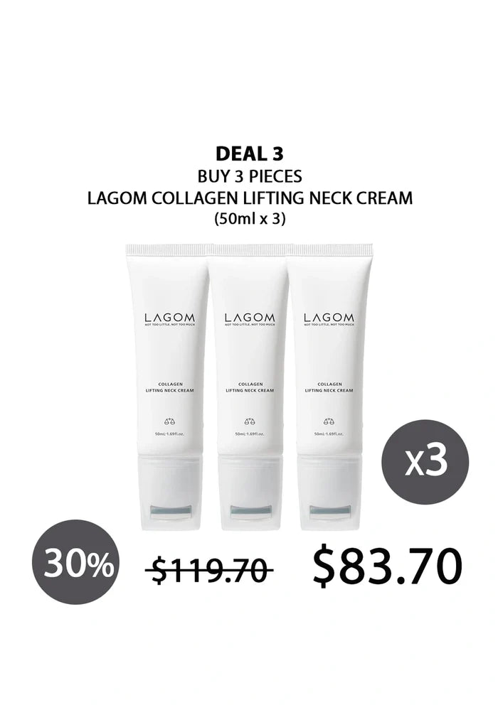 (BUY 3) LAGOM COLLAGEN LIFTING NECK CREAM