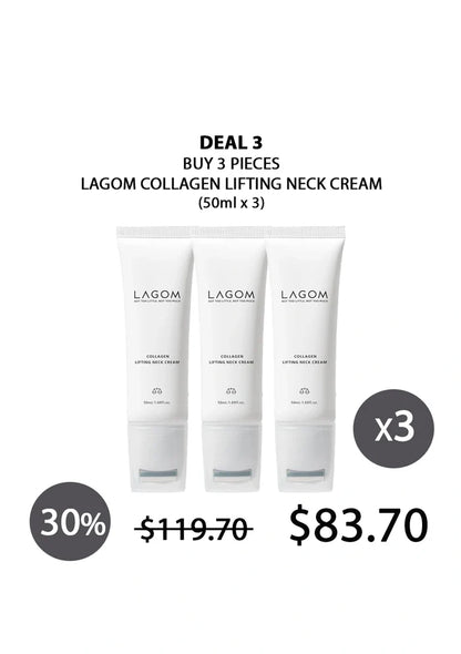 (BUY 3) LAGOM COLLAGEN LIFTING NECK CREAM