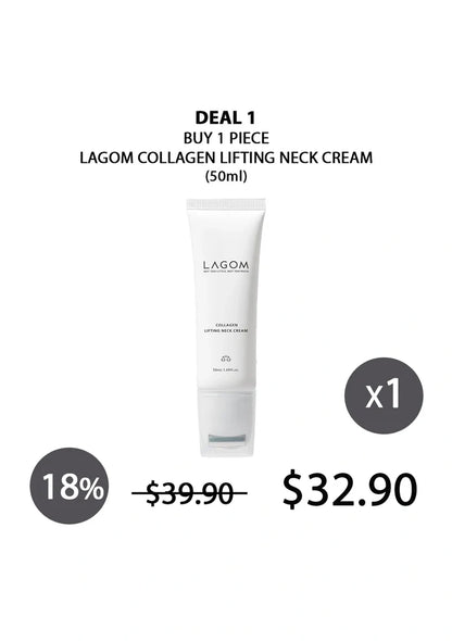 (BUY 1) LAGOM COLLAGEN LIFTING NECK CREAM