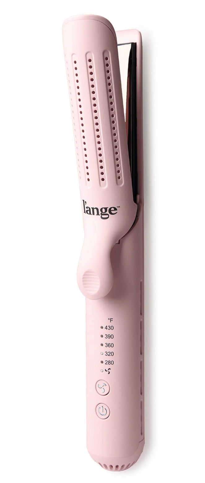 L'ange Hair Le Duo Classic 360° Airflow Titanium Styler, a professional beauty hair styling tool with sleek design and titanium barrel.