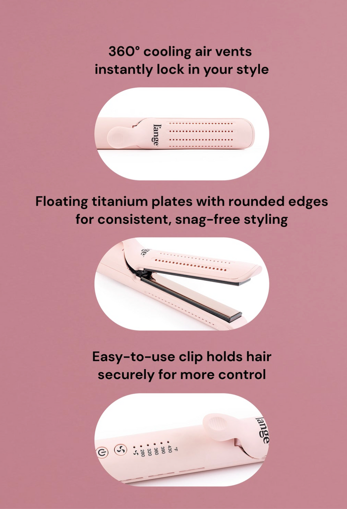 L'ange Hair Le Duo Classic 360° Airflow Titanium Styler, standard new in box, showcasing the sleek design and airflow features.