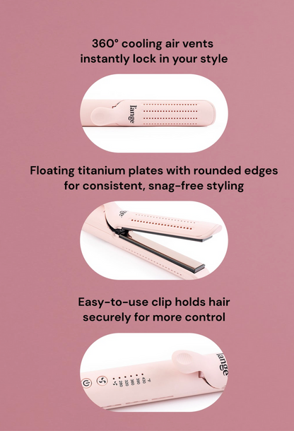 L'ange Hair Le Duo Classic 360° Airflow Titanium Styler, standard new in box, showcasing the sleek design and airflow features.